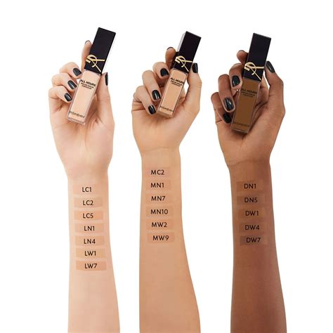 ysl all hours concealer shades|ysl concealer price.